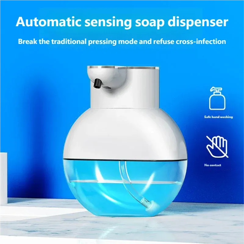 Distributeur automatique de savon Homefish, distributeur mural intelligent pour savon liquide, grande capacité, pour la vaisselle et les mains 2