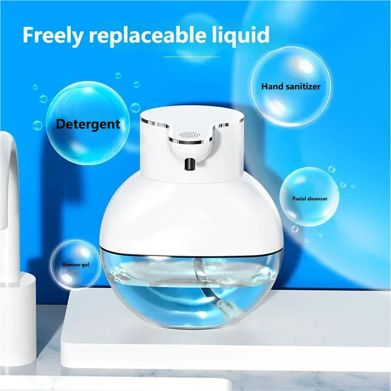 Distributeur automatique de savon Homefish, distributeur mural intelligent pour savon liquide, grande capacité, pour la vaisselle et les mains 3