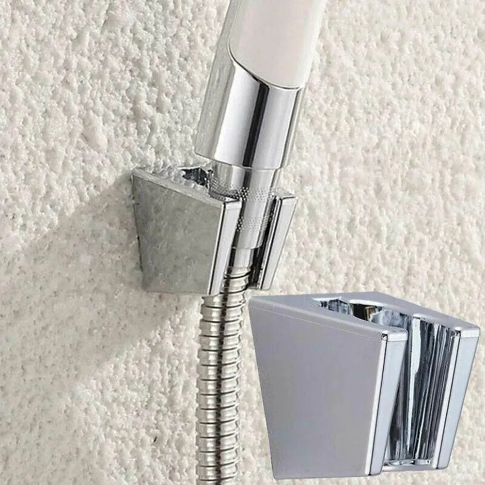 Support de pommeau de douche réglable en plastique, fixation murale - Image 1
