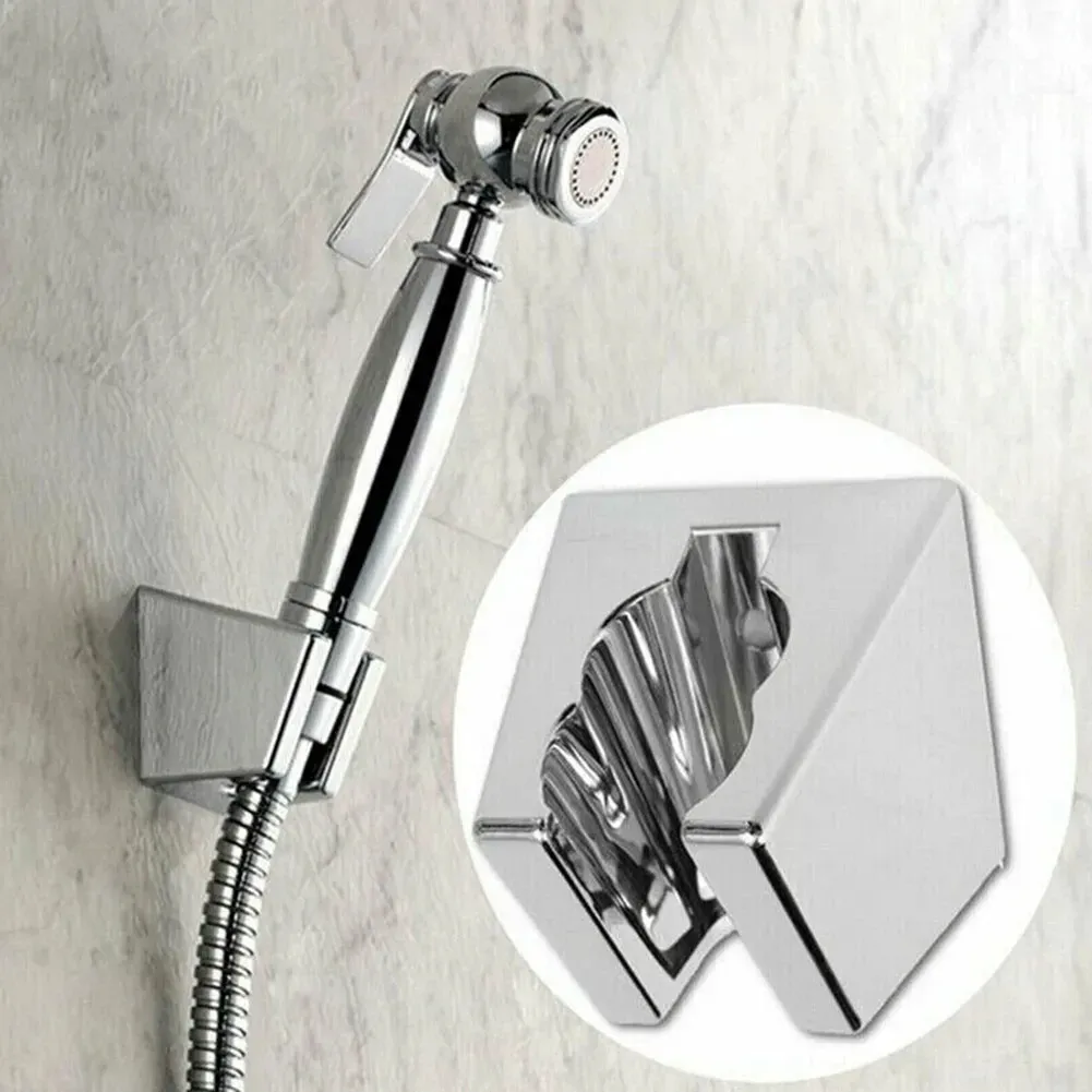 Support de pommeau de douche réglable en plastique, fixation murale 6