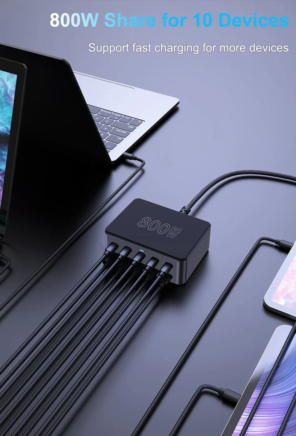 Détail du chargeur rapide UHOMEBUY