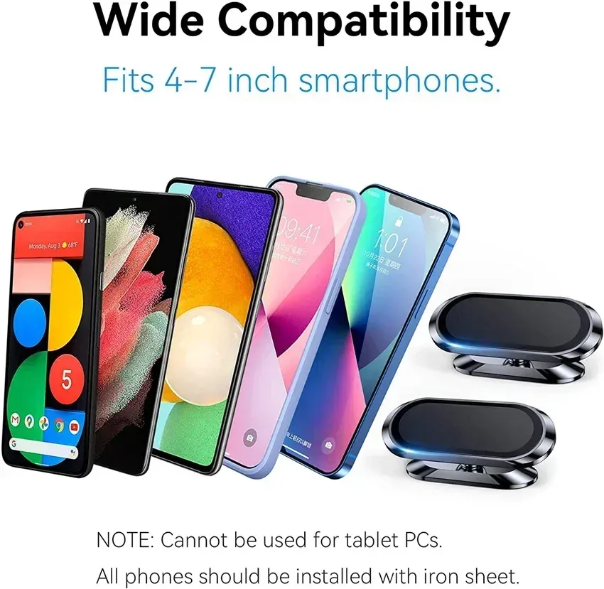 Support magnétique pour téléphone, utilisation au quotidien