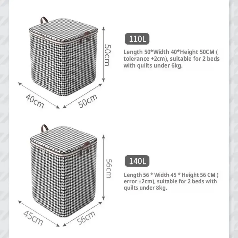 Sac de rangement pour vêtements, détail