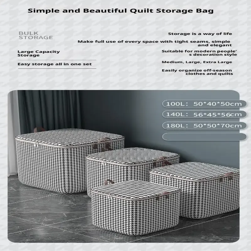 Sac de rangement pour vêtements, détail