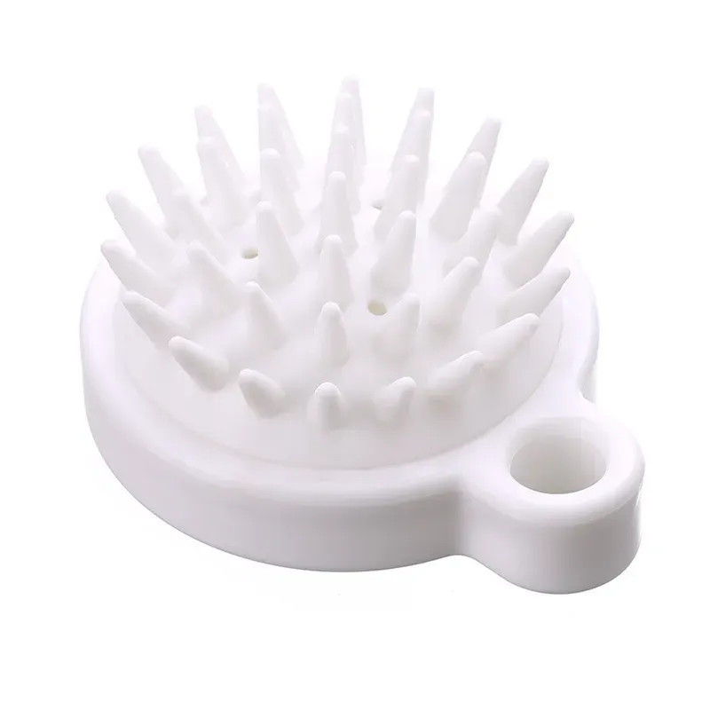 Brosse de massage en silicone pour shampooing du cuir chevelu, peigne masseur pour le bain 12