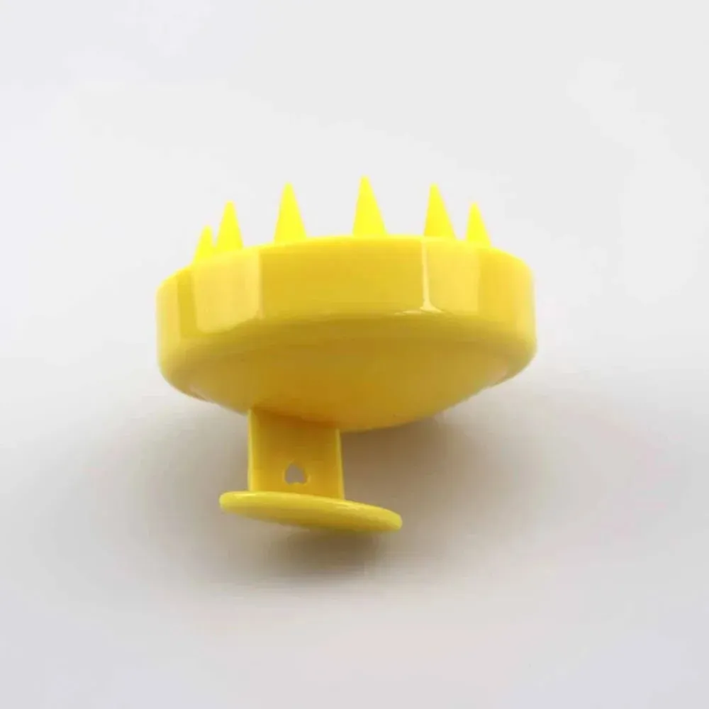 Brosse de massage en silicone pour shampooing du cuir chevelu, peigne masseur pour le bain 7