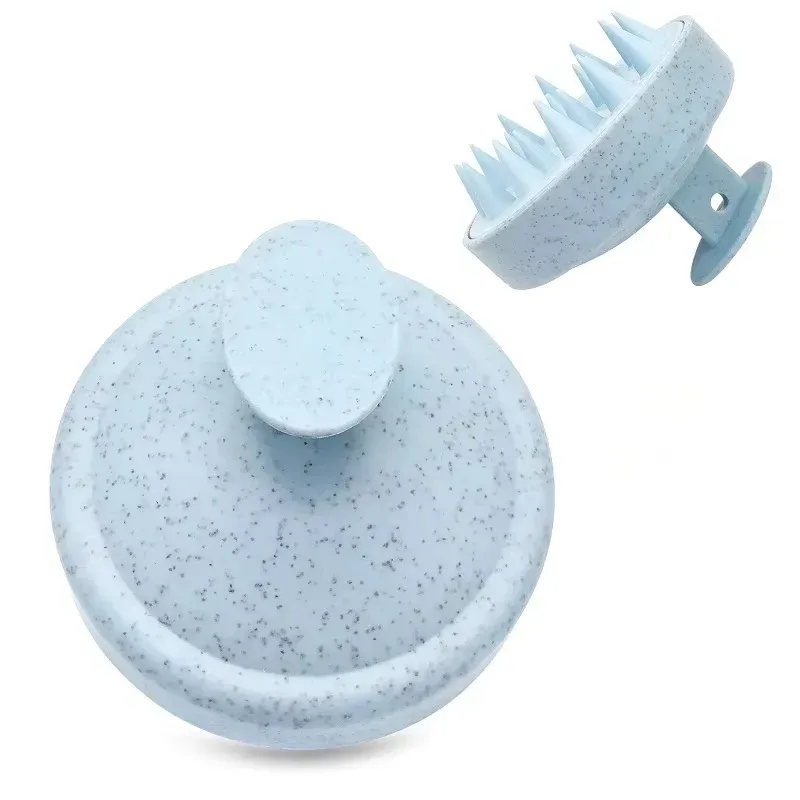 Brosse de massage en silicone pour shampooing du cuir chevelu, peigne masseur pour le bain 8