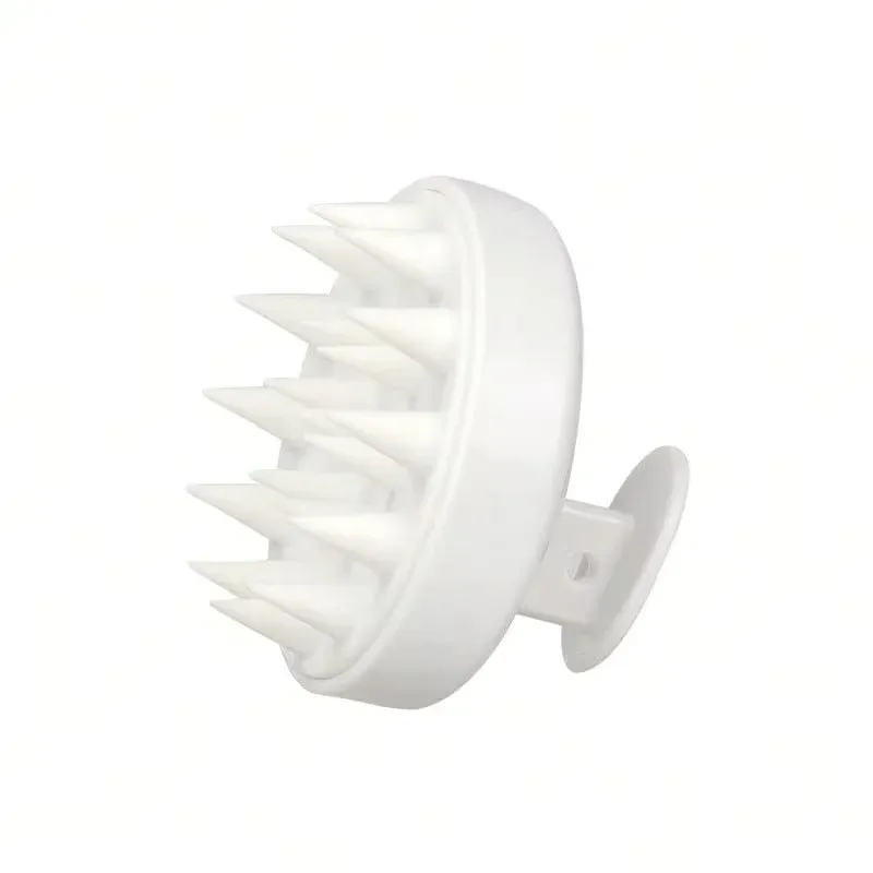 Brosse de massage en silicone pour shampooing du cuir chevelu, peigne masseur pour le bain 10