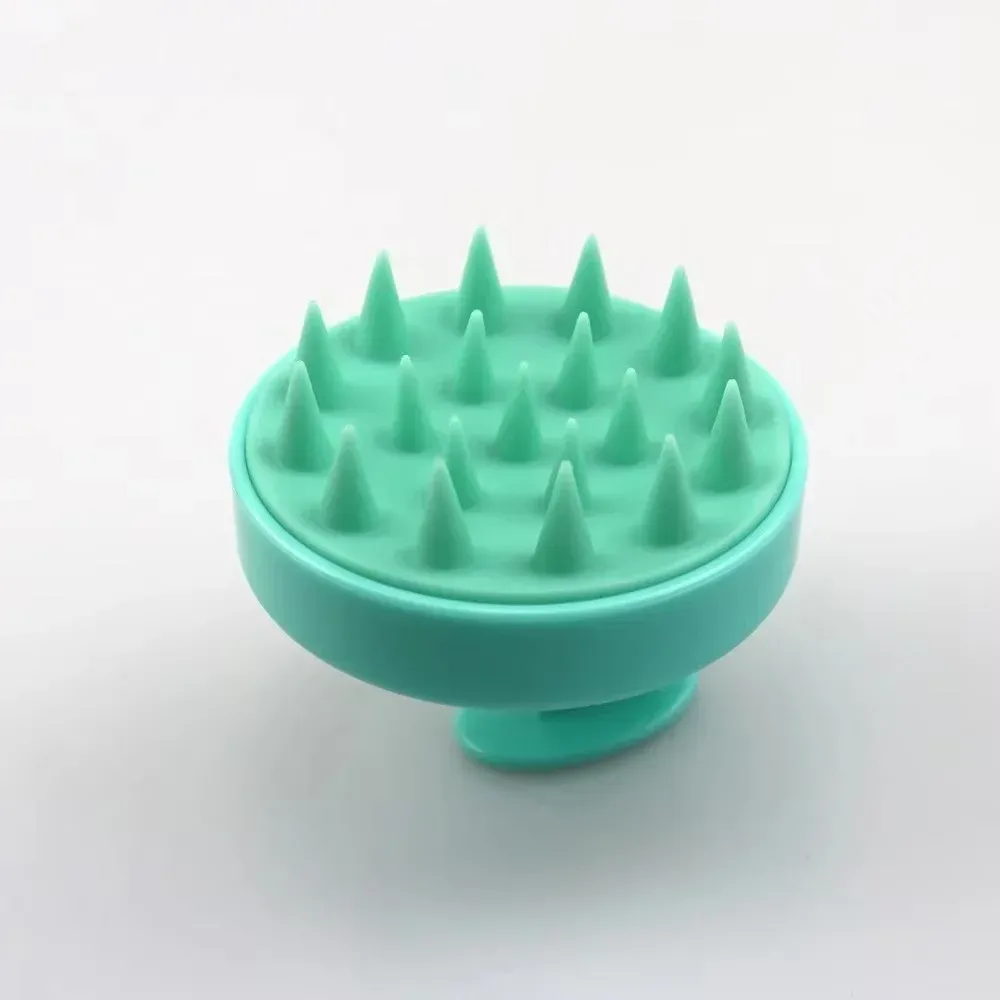 Brosse de massage en silicone pour shampooing du cuir chevelu, peigne masseur pour le bain 14