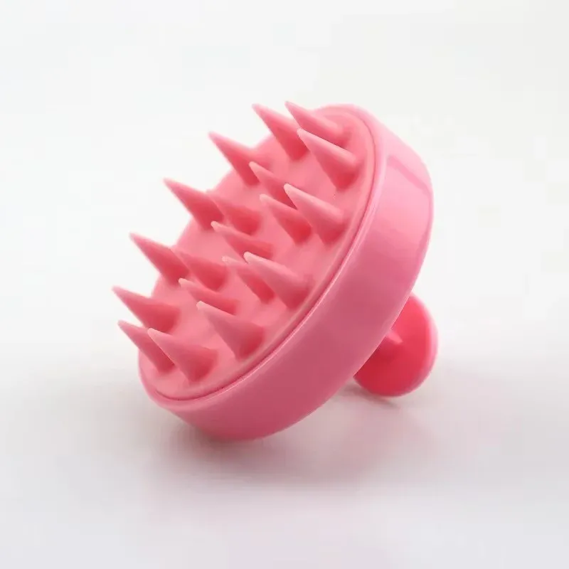 Brosse de massage en silicone pour shampooing du cuir chevelu, peigne masseur pour le bain 15