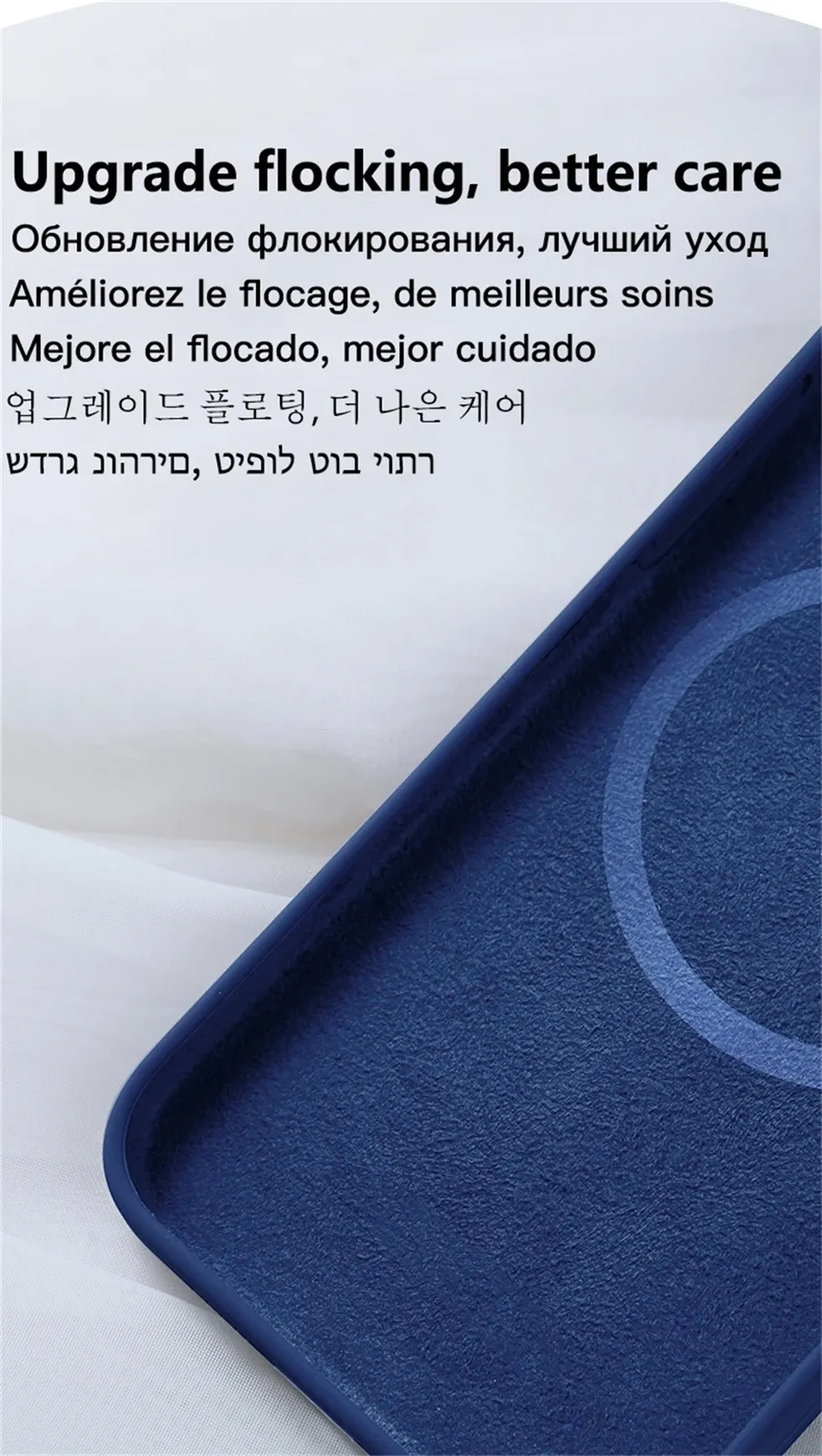 Coque installée sur iPhone