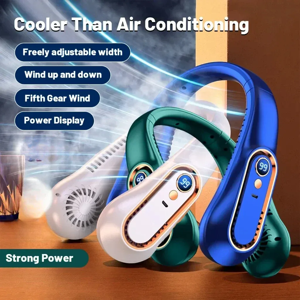 Ventilateur sans pales pour le cou, vue d'ensemble