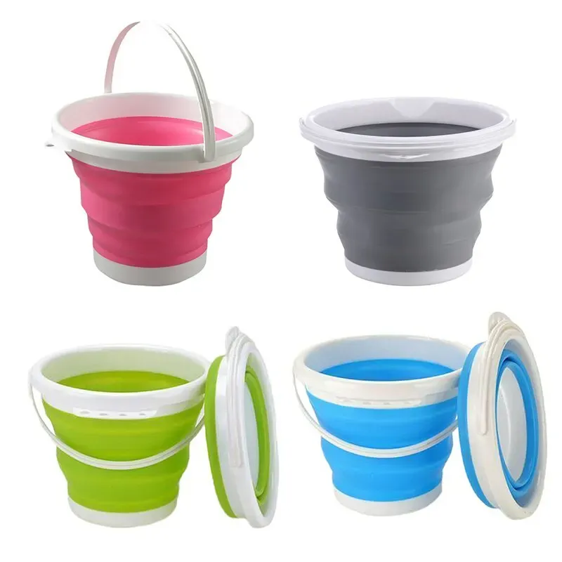 Seau pliable portable vue principale