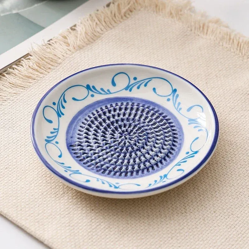 Râpe à ail portable en porcelaine