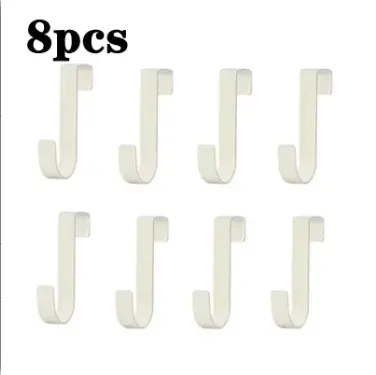 Crochets polyvalents pour porte d'armoire : rangement pour cuisine et salle de bains 11