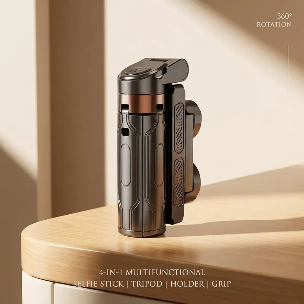 Mini trépied portable Bluetooth JC-25 en utilisation