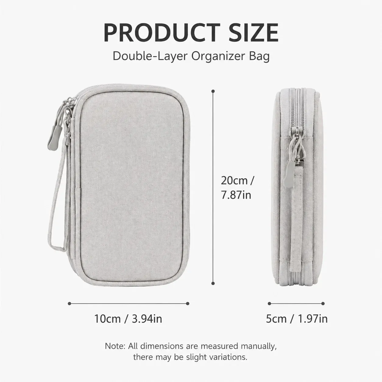 Sac organisateur technologique vue d'ensemble