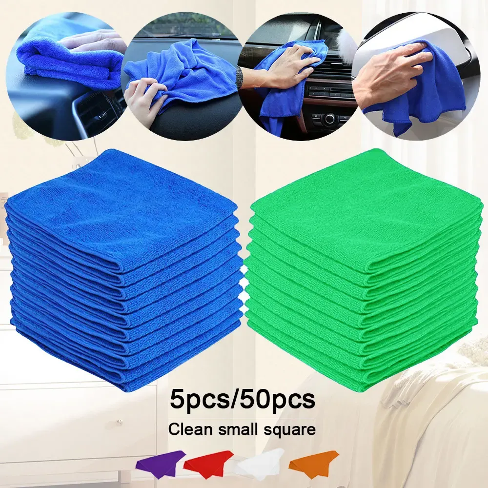 Chiffons de nettoyage en microfibre non pelucheux et réutilisables, très absorbants, pour vitres de voiture 3