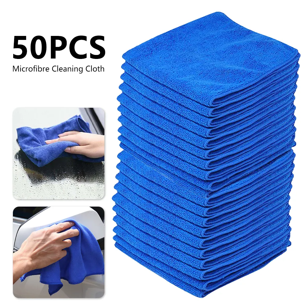 Chiffons de nettoyage en microfibre, vue d'ensemble