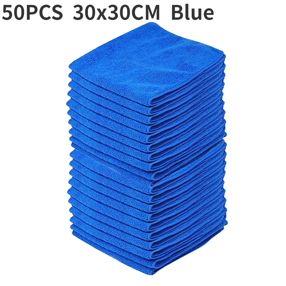 Chiffons de nettoyage en microfibre non pelucheux et réutilisables, très absorbants, pour vitres de voiture 8