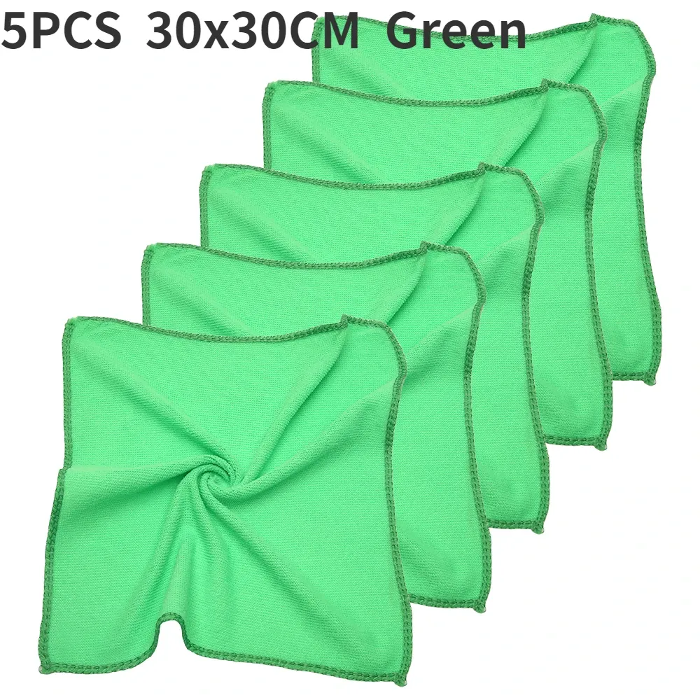 Chiffons de nettoyage en microfibre non pelucheux et réutilisables, très absorbants, pour vitres de voiture 9