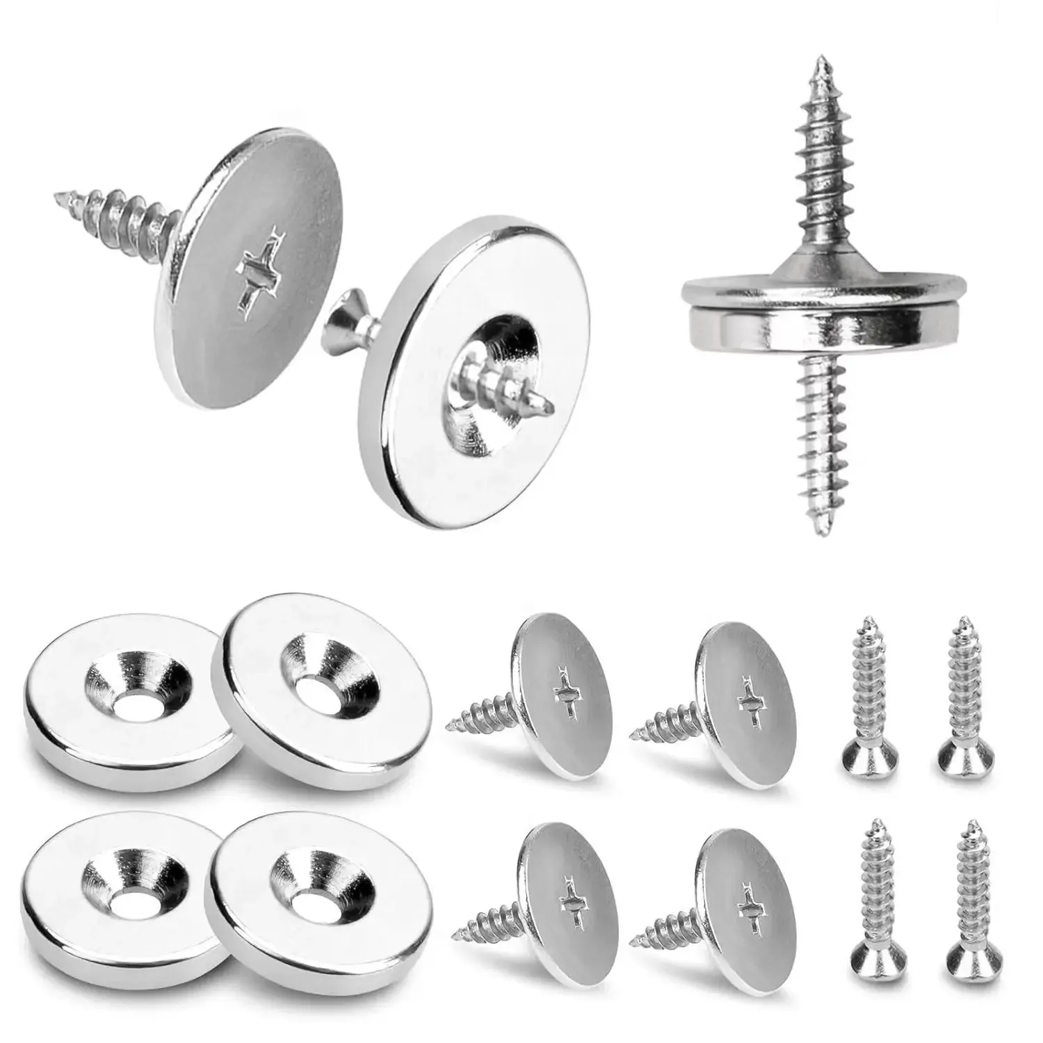 Loquet magnétique dissimulé pour armoire