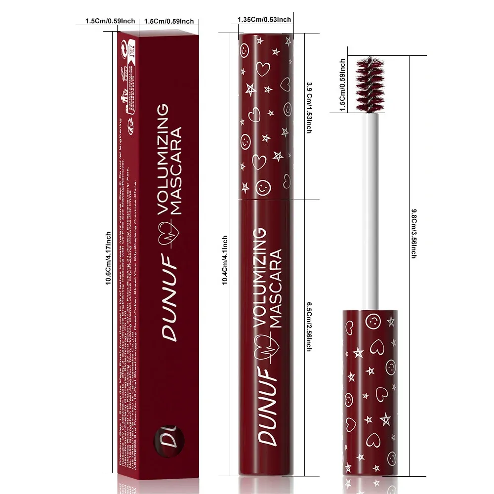 Mascara à boucles coloré, imperméable, séchage rapide, extension de cils multicolore, maquillage durable, mascara blanc imperméable 6