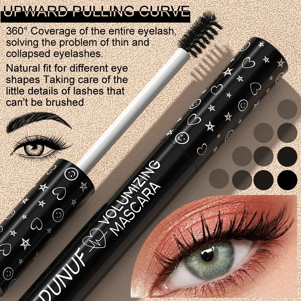 Mascara bouclé coloré, vue principale