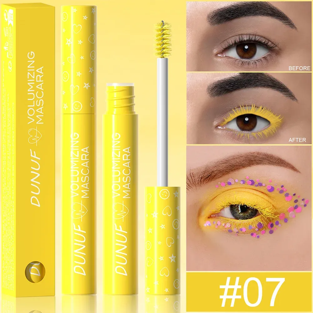 Mascara bouclé coloré, détail 10