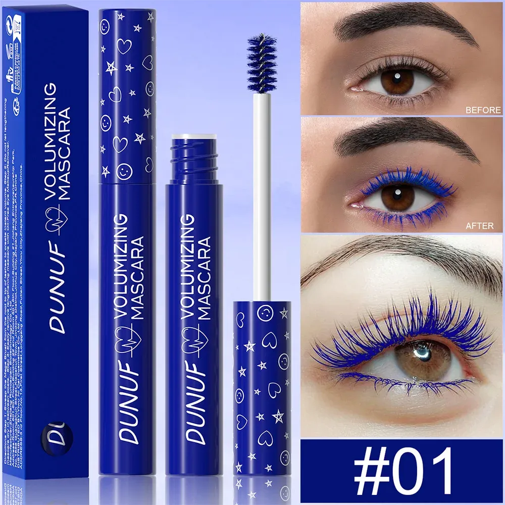 Mascara bouclé coloré, détail 4