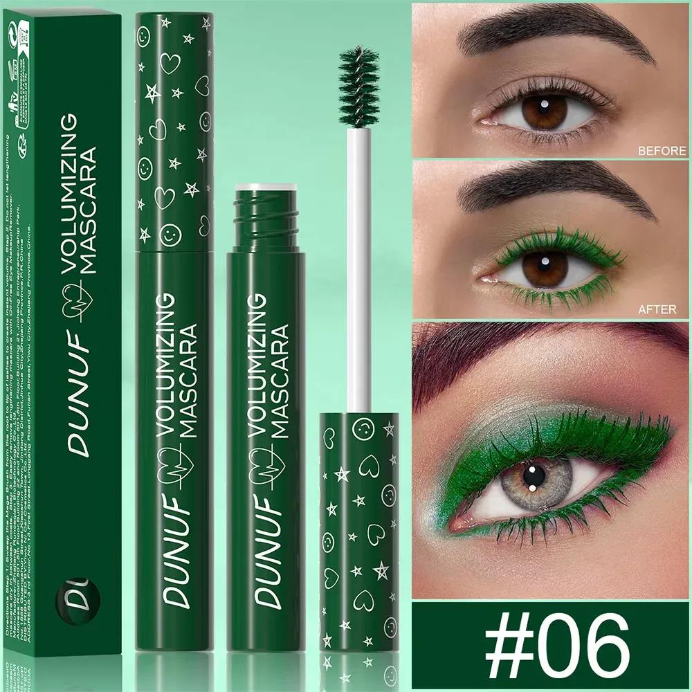 Mascara bouclé coloré, détail 9