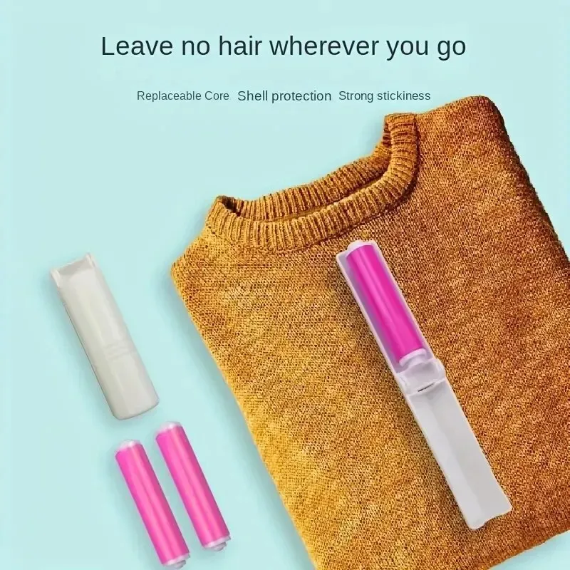 Rouleau collant pliable et lavable pour cheveux, peluches et poussière 5