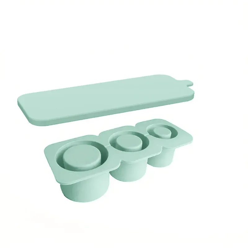 Plateau à glaçons en silicone à 3 grilles pour gobelet Stanley 30/40 oz, avec couvercle, réutilisable, pour boissons et café 7