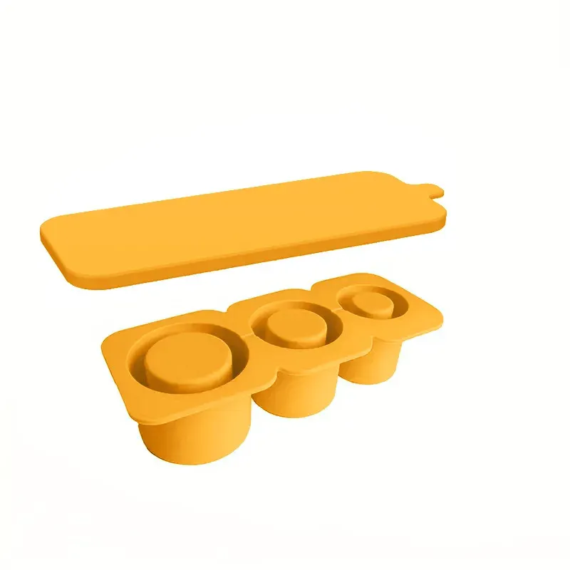 Plateau à glaçons en silicone à 3 grilles pour gobelet Stanley 30/40 oz, avec couvercle, réutilisable, pour boissons et café 8