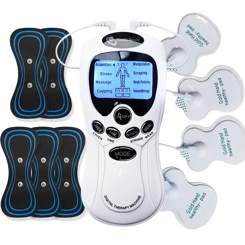 Appareil de physiothérapie TENS, stimulateur musculaire à impulsions électroniques, électrostimulateur de relaxation pour la nuque, le dos et les épaules, soulagement des douleurs des mains, électrothérapie - Image 1