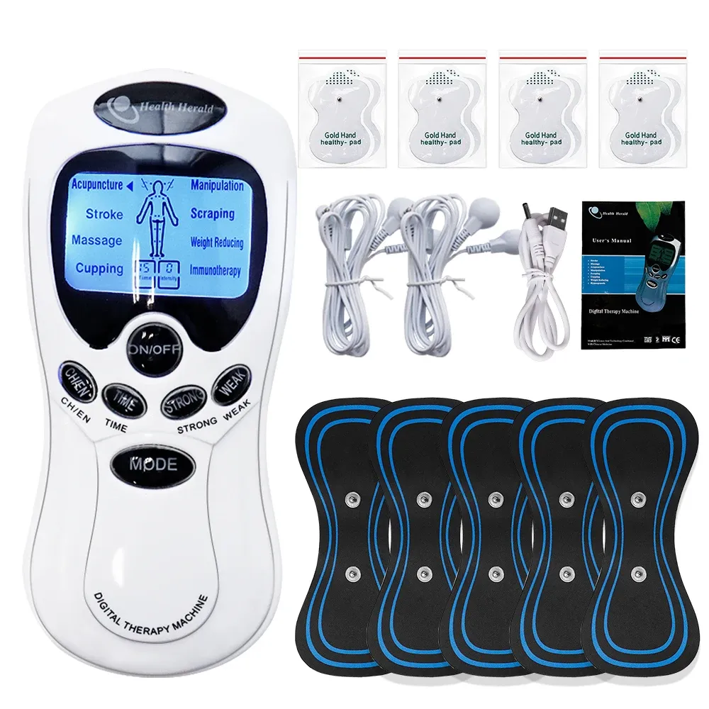 Appareil de physiothérapie TENS, stimulateur musculaire à impulsions électroniques, électrostimulateur de relaxation pour la nuque, le dos et les épaules, soulagement des douleurs des mains, électrothérapie 7