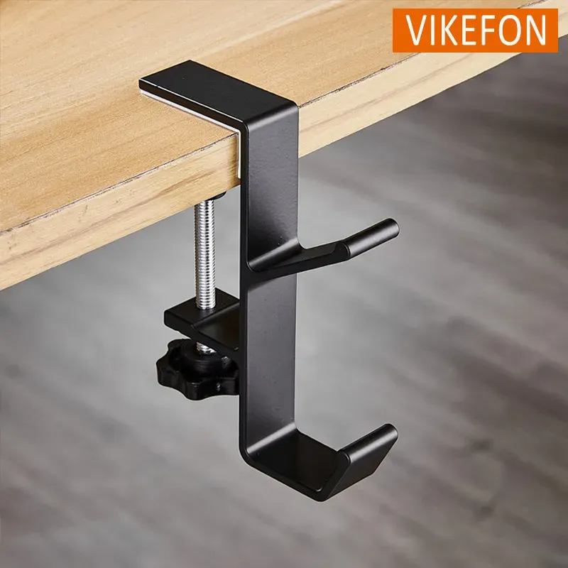 Support de casque multifonctionnel, support de rangement suspendu pour bureau compatible Sony et AirPods Max, sac de casque de jeu, support métallique universel 1
