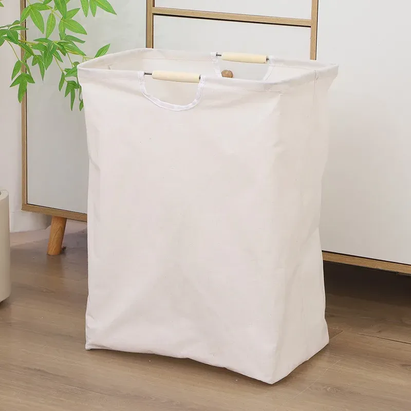 Panier à linge pliable à grande capacité avec poignée 10