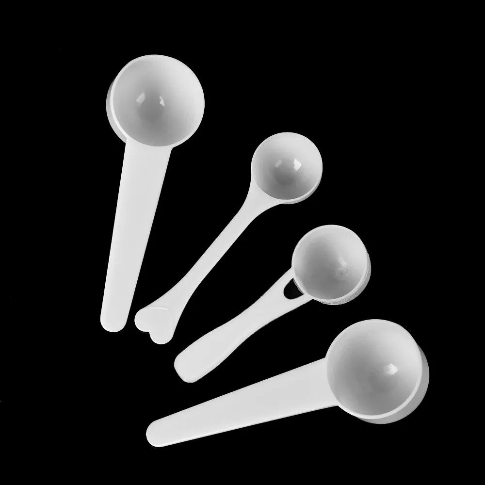 Cuillères doseuses en plastique pour enfants, 10 pièces, 1 g, 3 g, 5 g et 10 g, idéales pour lait en poudre et café 3