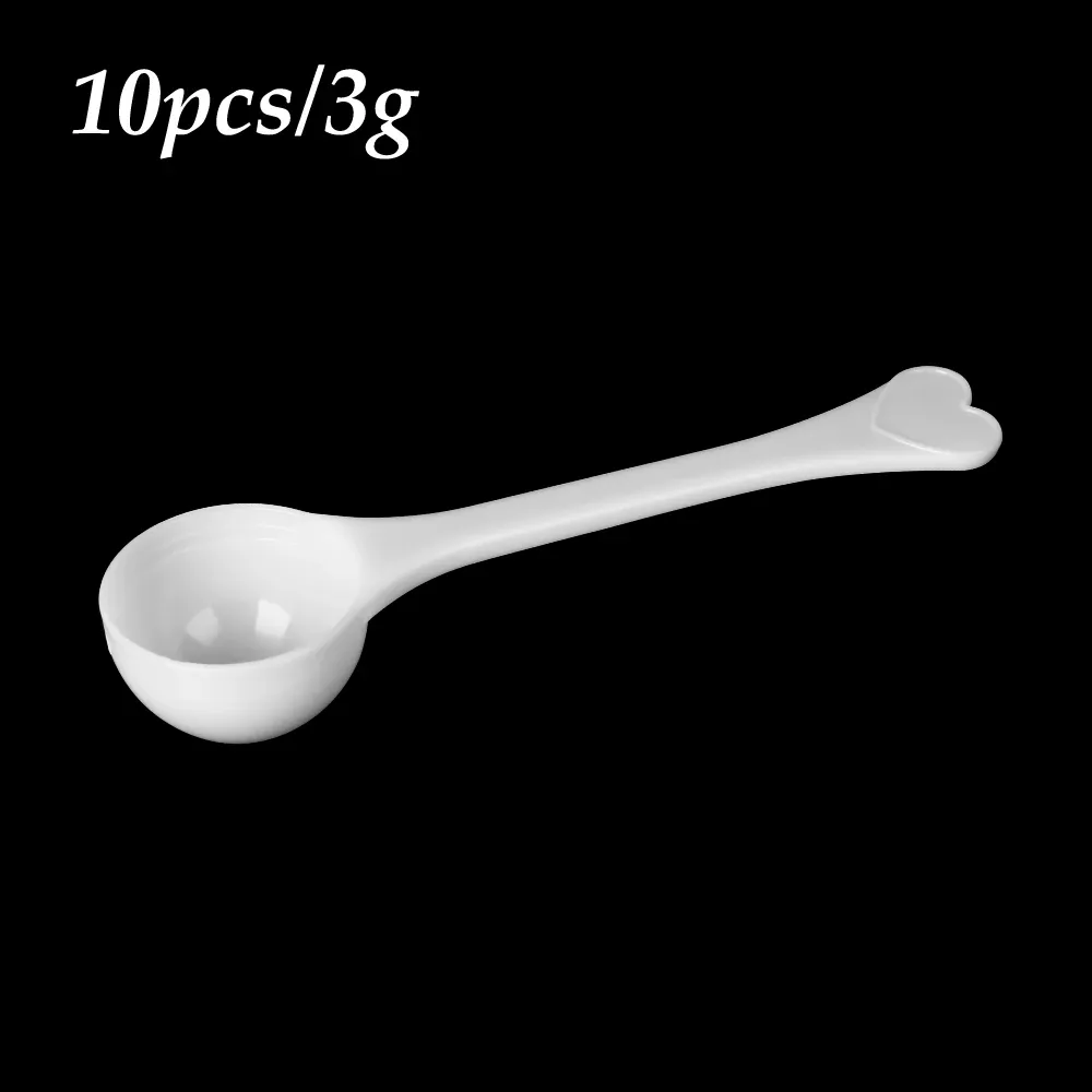 Cuillères doseuses en plastique pour enfants, 10 pièces, 1 g, 3 g, 5 g et 10 g, idéales pour lait en poudre et café 10