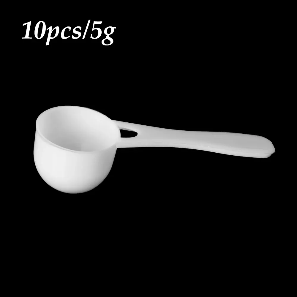 Cuillères doseuses en plastique pour enfants, 10 pièces, 1 g, 3 g, 5 g et 10 g, idéales pour lait en poudre et café 9