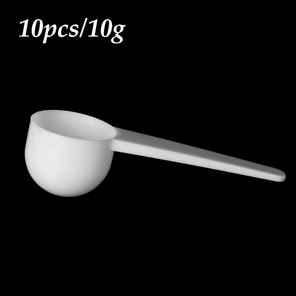 Cuillères doseuses en plastique pour enfants, 10 pièces, 1 g, 3 g, 5 g et 10 g, idéales pour lait en poudre et café 7
