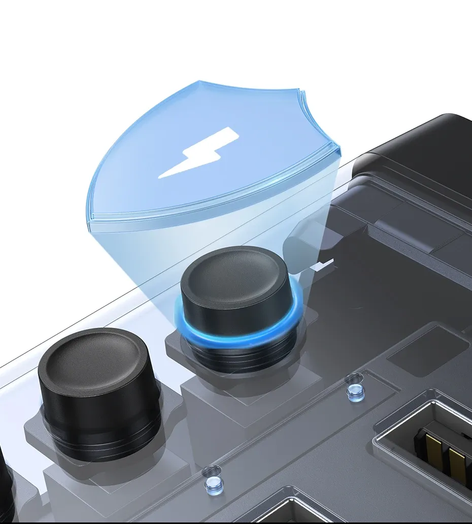 Interrupteur individuel et indicateur LED du hub UGREEN