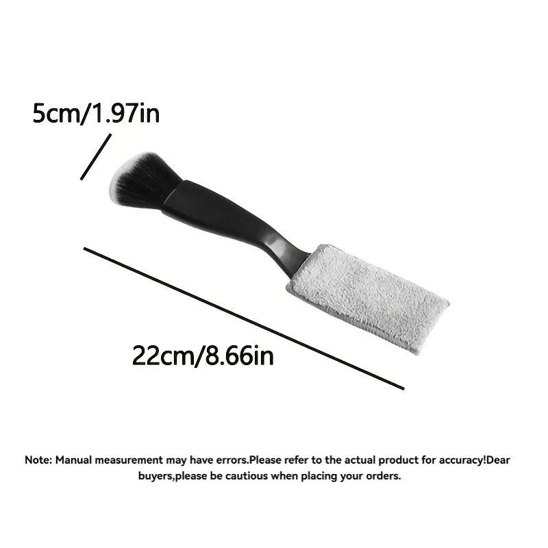 Brosse de nettoyage pour l'intérieur de voiture, vue d'ensemble