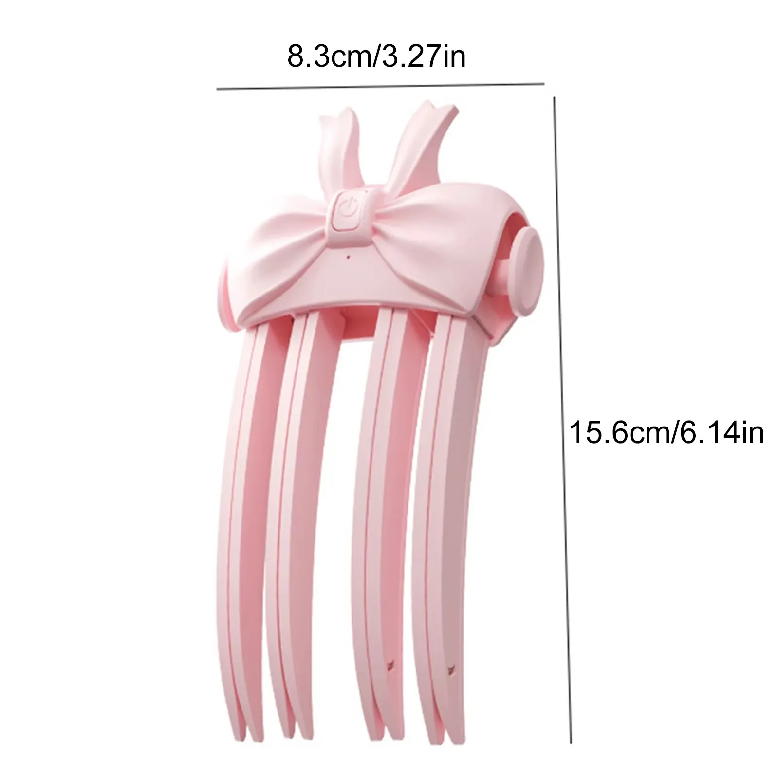 Peigne volumiseur chauffant sans fil, outil de coiffage portable pour cheveux fins et plats 6