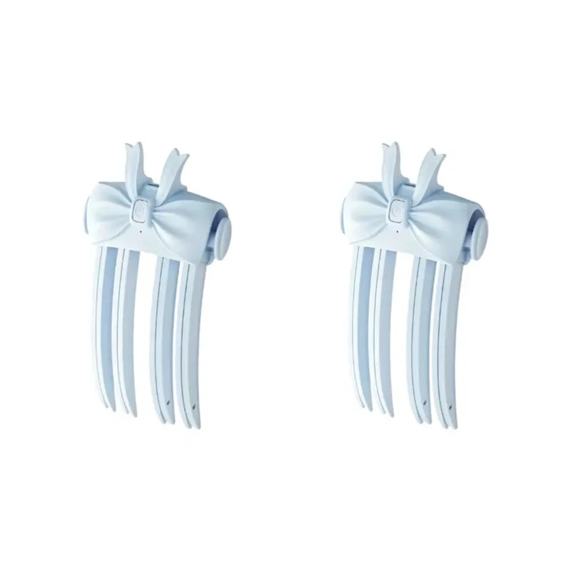 Peigne volumiseur chauffant sans fil, outil de coiffage portable pour cheveux fins et plats 12