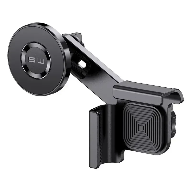 Support de téléphone magnétique pour Tesla Model 3/Y/X/S, support latéral pour écran avec rotation à 360°, compatible iPhone 12, 13, 14 et 15 1