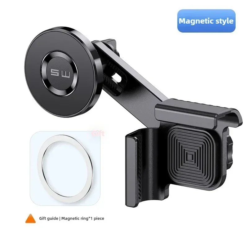 Support de téléphone magnétique pour Tesla Model 3/Y/X/S, support latéral pour écran avec rotation à 360°, compatible iPhone 12, 13, 14 et 15 8