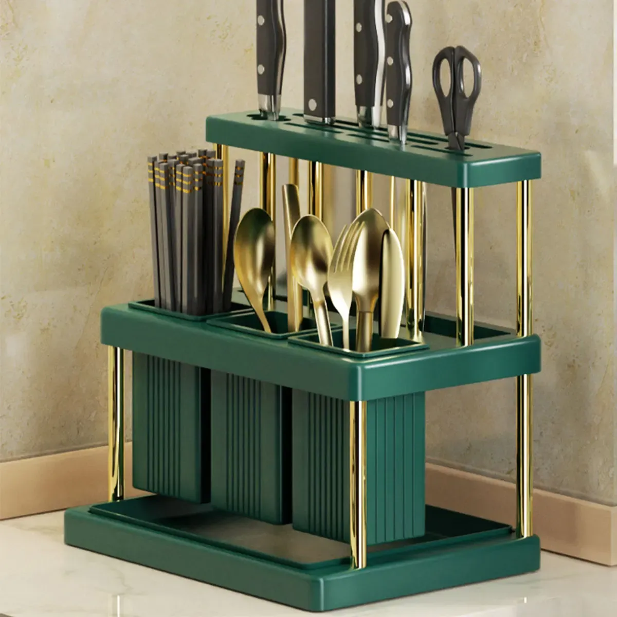 Porte-couteaux multifonction de cuisine usage quotidien