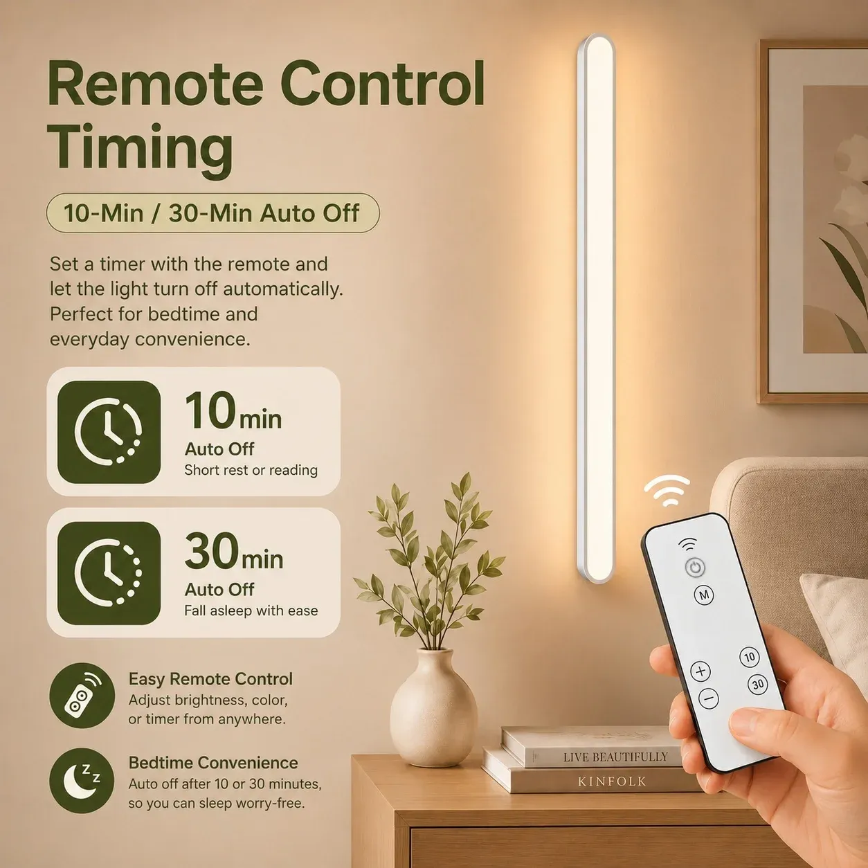 Lumière LED sous-armoire, détail du design